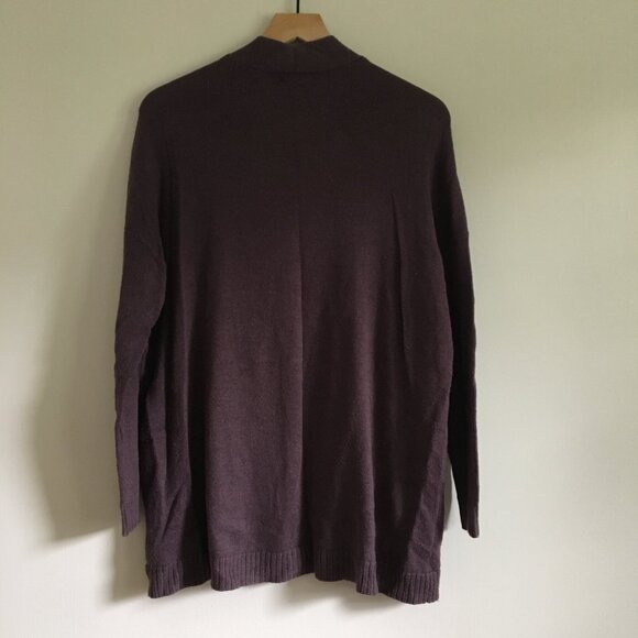 OLD NAVY | plum colored open front knit cardigan - Picture 8 of 8